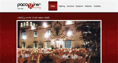 Desktop Screenshot of pacoginercatering.com